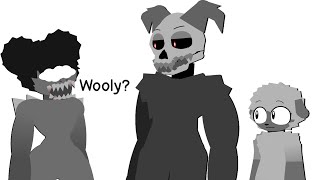 Wooly turned into a monster || Amanda the adventurer animation