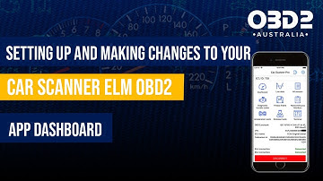 Car Scanner ELM OBD2 Dashboard Setup