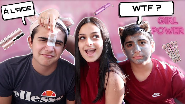 JE FAIS TESTER DES PRODUITS DE "FILLES" A MES PETITS FRÈRES 😂