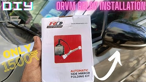 DIY AUTO-FOLDING SIDE MIRROR(ORVM) RELAY INSTALLATION IN S-CROSS |ANY CAR| |PLUG&PLAY| RD ORVM RELAY