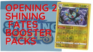 Opening a Shining Fates Booster Pack!! Luxio Reverse Holo