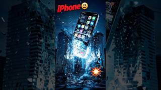 Giant iPhone CRUSHES everything in its path 😱📱 #megalophobia