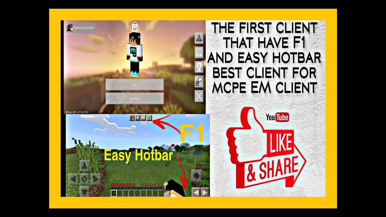 the first actual mobile client for mcpe (1.16+) with 20+ pvp packs