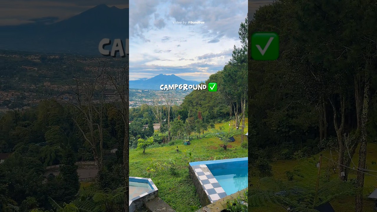 В этом кемпинге в Пунчак-Богоре есть бассейн | Sun Camp Mountain view