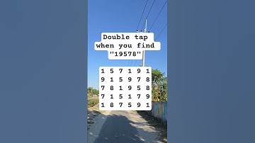 Observation Visual Test: 5 Seconds For You To Spot 19578 . Try Your Skills!  #search #puzzle #shorts