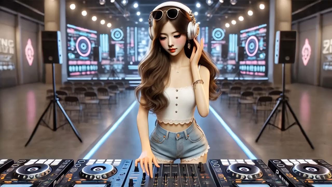 未来电音女神 | AI虚拟DJ炫酷打碟秀 🔥🎧 - YouTube