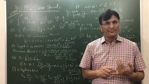 DU MSc Physics Exam Special-1