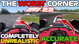 The WORST MADE TURN In F1 22 Ever! | Assetto Corsa vs. F1 22