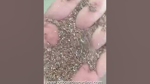 Running video of PCB recycling machine
