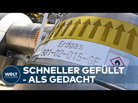 SCHNE BERRASCHUNG: Gasspeicher zu 75 Prozent gefllt - Erstes Speicherziel erreicht