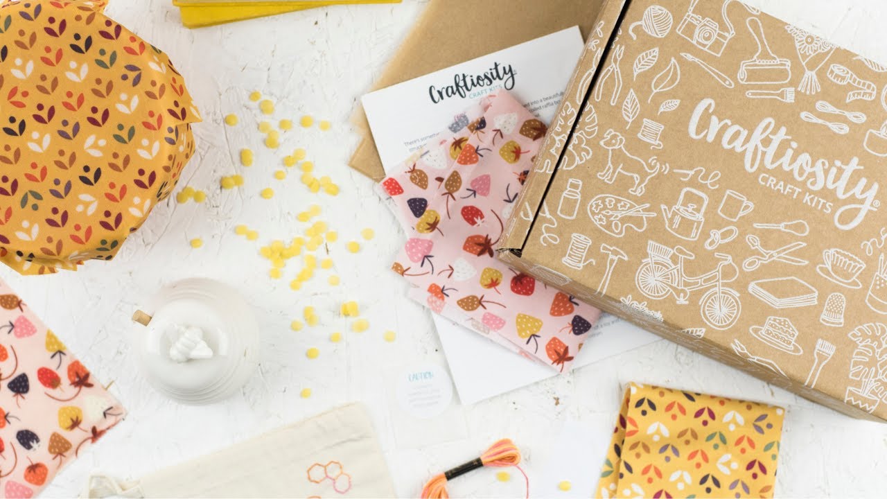 Beeswax Wrap Craft Kit Tutorial | Craftiosity | Craft Kit Subscription Box