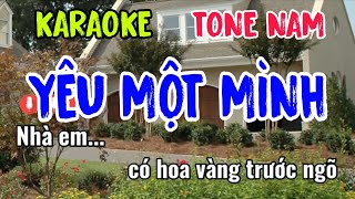 Karaoke Yêu Một Mình Tone Nam Nhạc trữ tình, KARAOKE NHƯ Ý.