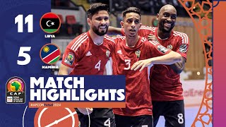 AFCON Futsal 2024 | Libya 11-5 Namibia | Matchday 3