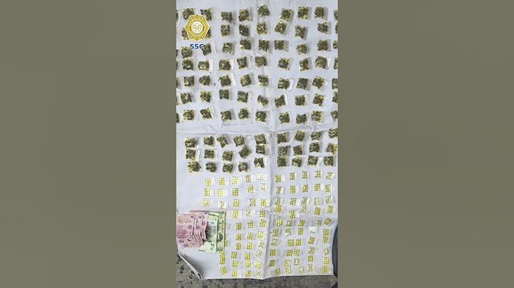 La #SSC detuvo a dos hombres posiblemente vinculados con narcomenudeo y extorsión. #fyp