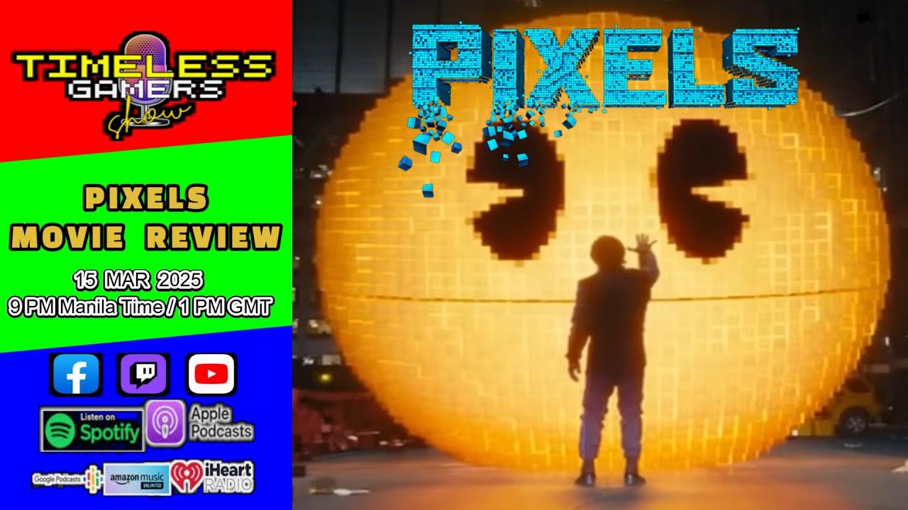 PIXELS (2015) Movie Review | Timeless Gamers Show episode 128 - YouTube