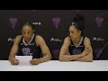 Kayla Thornton and Monique Billings talk about loss at Atlanta Dream