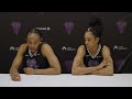 Kayla Thornton and Monique Billings talk about loss at Atlanta Dream