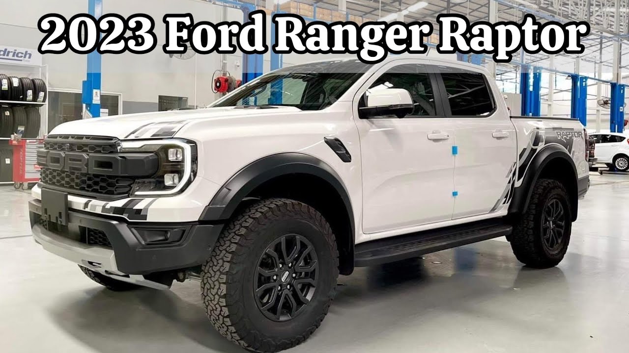 2023 Ford Ranger Raptor White Color Youtube
