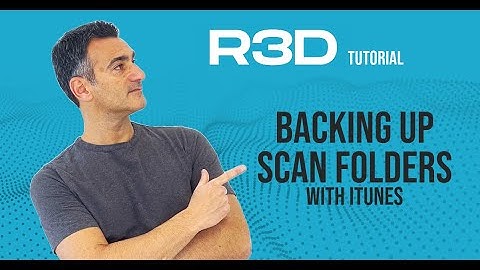 TUTORIAL | Backing Up Recon-3D Scan Folders With iTunes | 3D Scanning | Forensics Investigation CSI