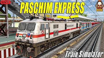 12925 BANDRA T. - AMRITSAR PASCHIM EXPRESS | BHARATPUR TO NEW DELHI JOURNEY IN MSTS | RKODE GAMING