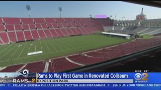 Rams To Play First Game In Renovated LA Memorial Coliseum