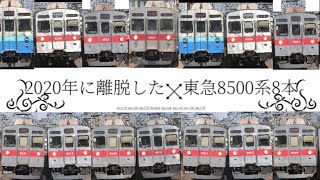 2020年に運用離脱した東急8500系総集編