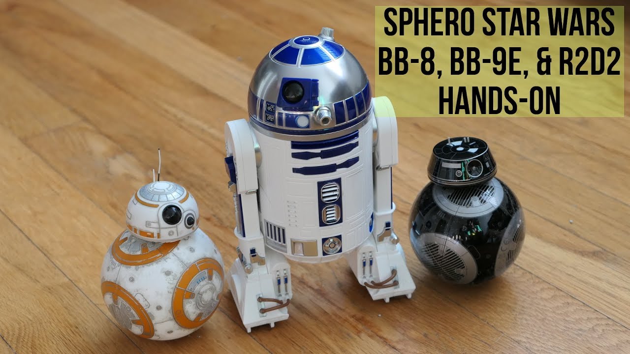 Sphero Star Wars BB-8, BB-9E, & R2D2 hands-on - YouTube