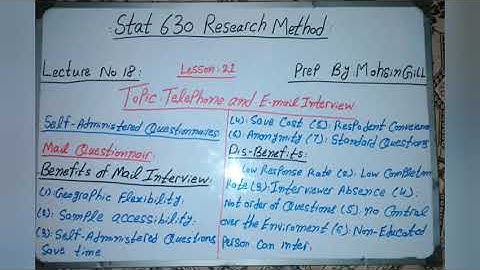 Lecture No 18 of Stat 630 lesson on your book21