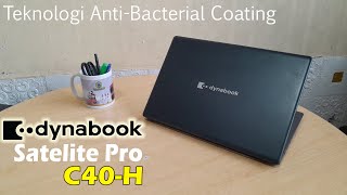 Dynabook Satelite Pro C40-H | Anti-Bacterial Coating yang melapisi seluruh permukaan Notebook