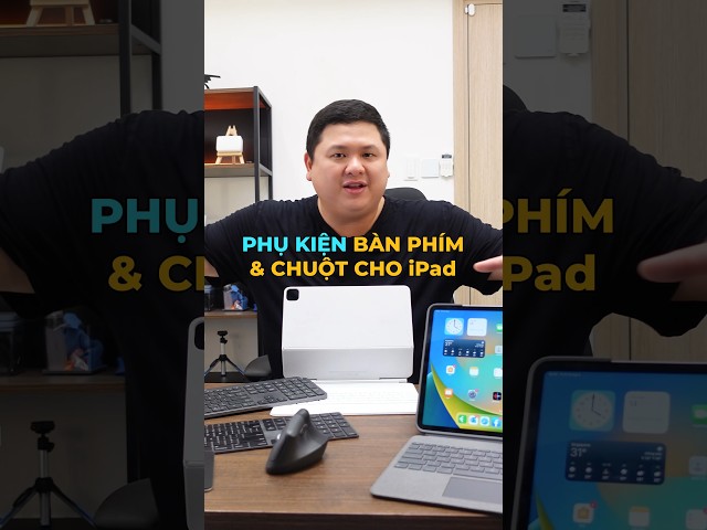 Phụ kiện bàn phím và chuột cho iPad #shorts