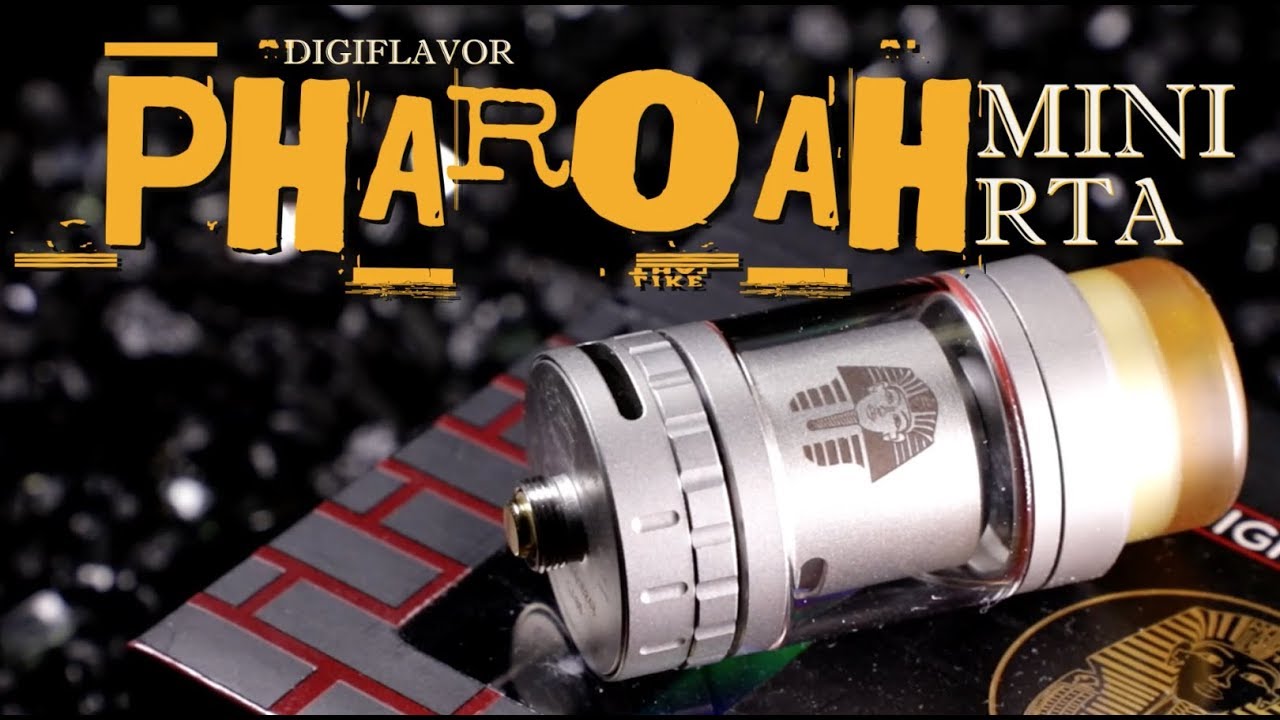 PHAROAH Mini RTA by Digiflavor ~RTA TANK REVIEW~ - YouTube