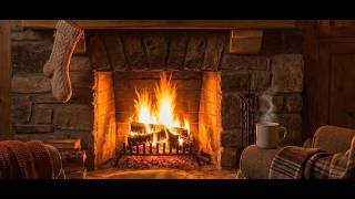 溫暖壁爐 寧靜夜晚燃燒木柴 Rleaxing Crackling Fireplace