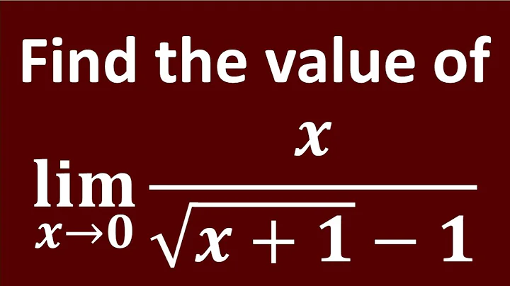 Limit of x/(sqrt(x + 1) - 1) as x approaches 0