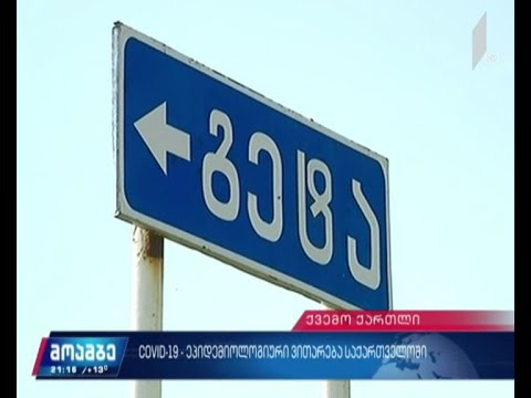 ეპიდემიოლოგიური ვითარება ქვეყანაში