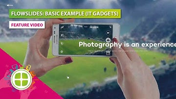 FlowSlides: Basic Example - IT Gadgets (Touchscreen Software)