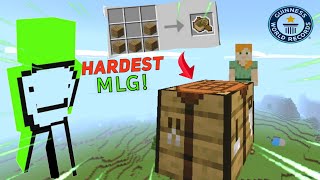 I Did Hardest Mlgs Possible In MINECRAFT!!