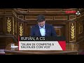 Gabriel Rufián, a Ciudadanos: "Dejen de competir a salvajes con Vox. Les van a ganar siempre"