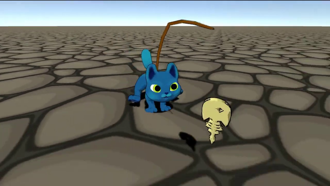 cat chase fish YouTube