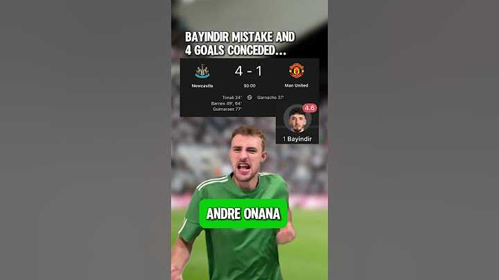 ANDRE ONANA CELEBRATES ALTAY BAYINDIR STINKER 😭💀 | NEWCASTLE 4-1 MAN UNITED