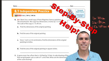 Similar Shapes and Scale Drawings Lesson 8.1 Independent Practice