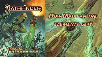 Unleashing the Rage of Elements Book | PATHFINDER 2E