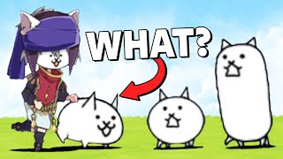 There's something VERY WRONG with this 'cat'... (Battle Cats Merc Storia Collab)