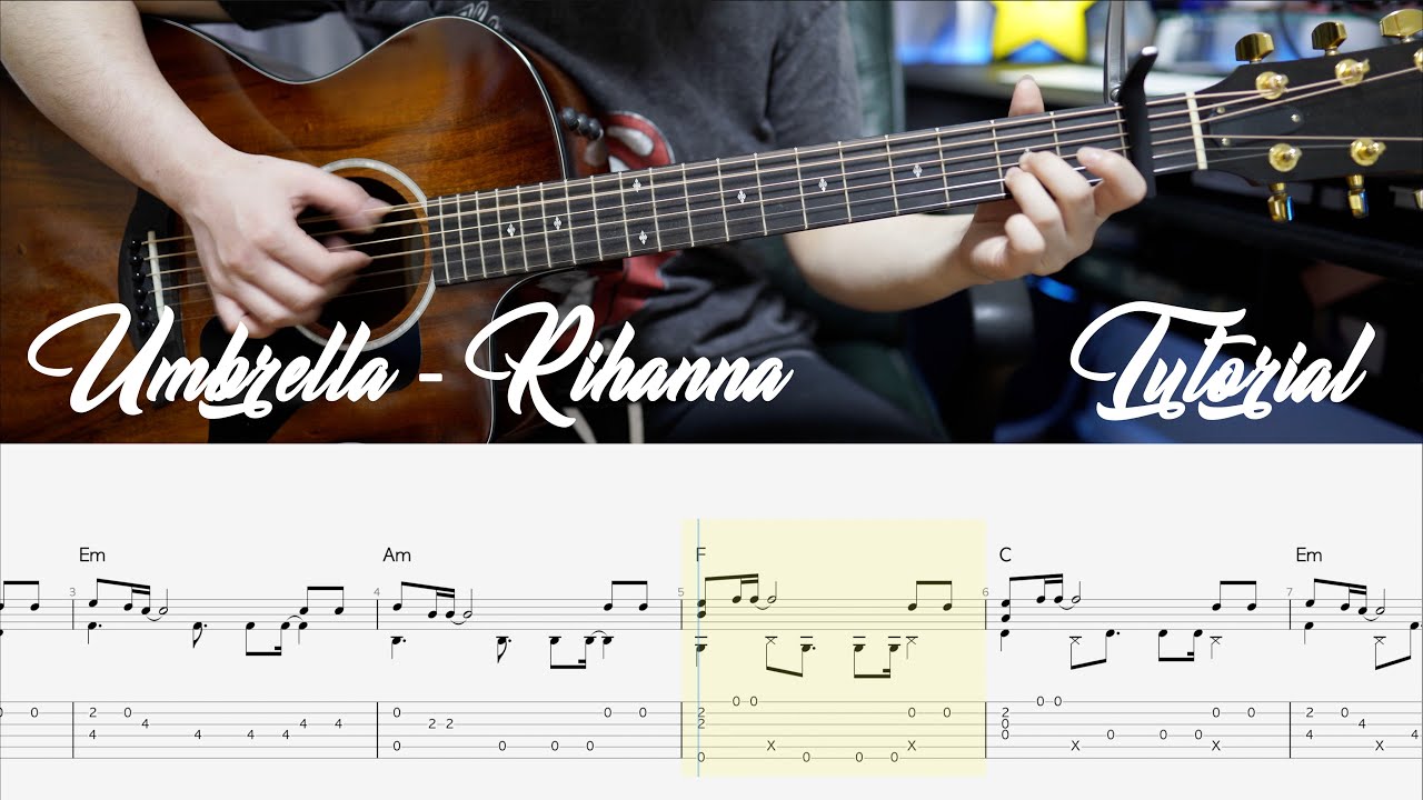 Umbrella Guitar Chords