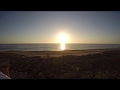 SUNSET TIME LAPSE  OVER THE PACIFIC OCEAN FROM TODOS SANTOS, MEXICO