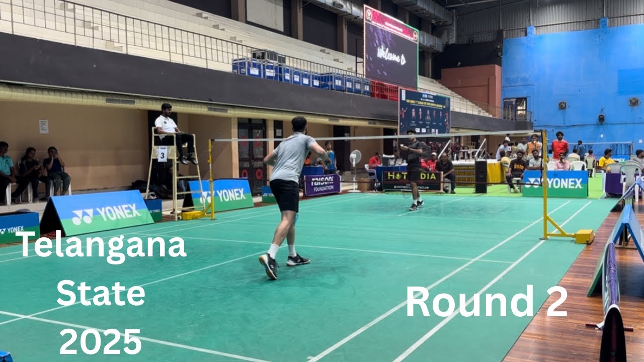 Round 2 Aniketh Reddy VS Saahas P #comeback #badminton - YouTube