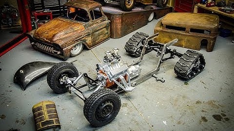 Tank Tracked RC RatRod Build, Part 1, Chassis Design & Fabrication, RCengineering