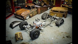 Tank Tracked RC RatRod Build, Part 1, Chassis Design & Fabrication, RCengineering Tank Tracked RC RatRod Build, Part 1, Chassis Design & Fabrication, RCengineering