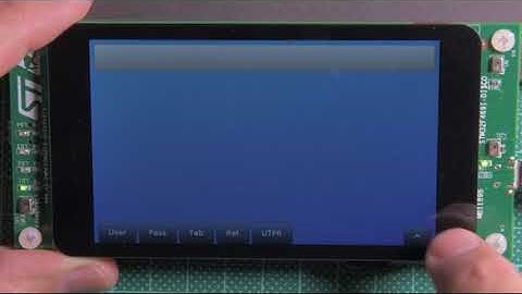 STM32F469/LittlevGL password manager