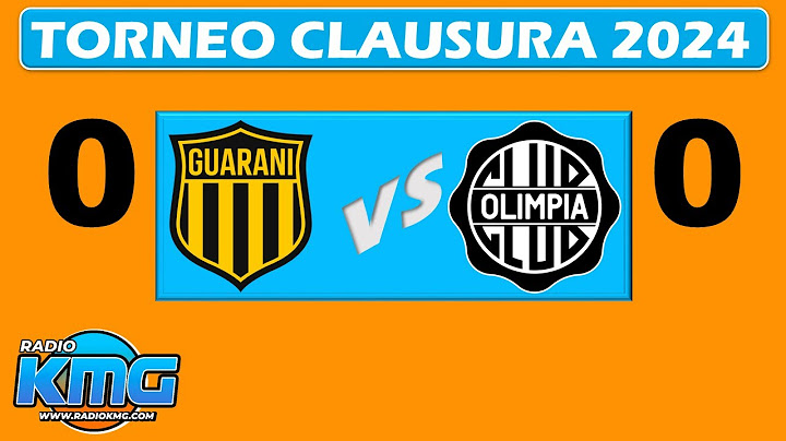 GUARANI VS OLIMPIA// TORNEO CLAUSURA PY. 2024// FECHA 12 DE 22