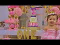 PRIMER CUMPLEAÑOS DE NUESTRA HIJA !!! VIDEO OFICIAL **QUEDO HERMOSO **